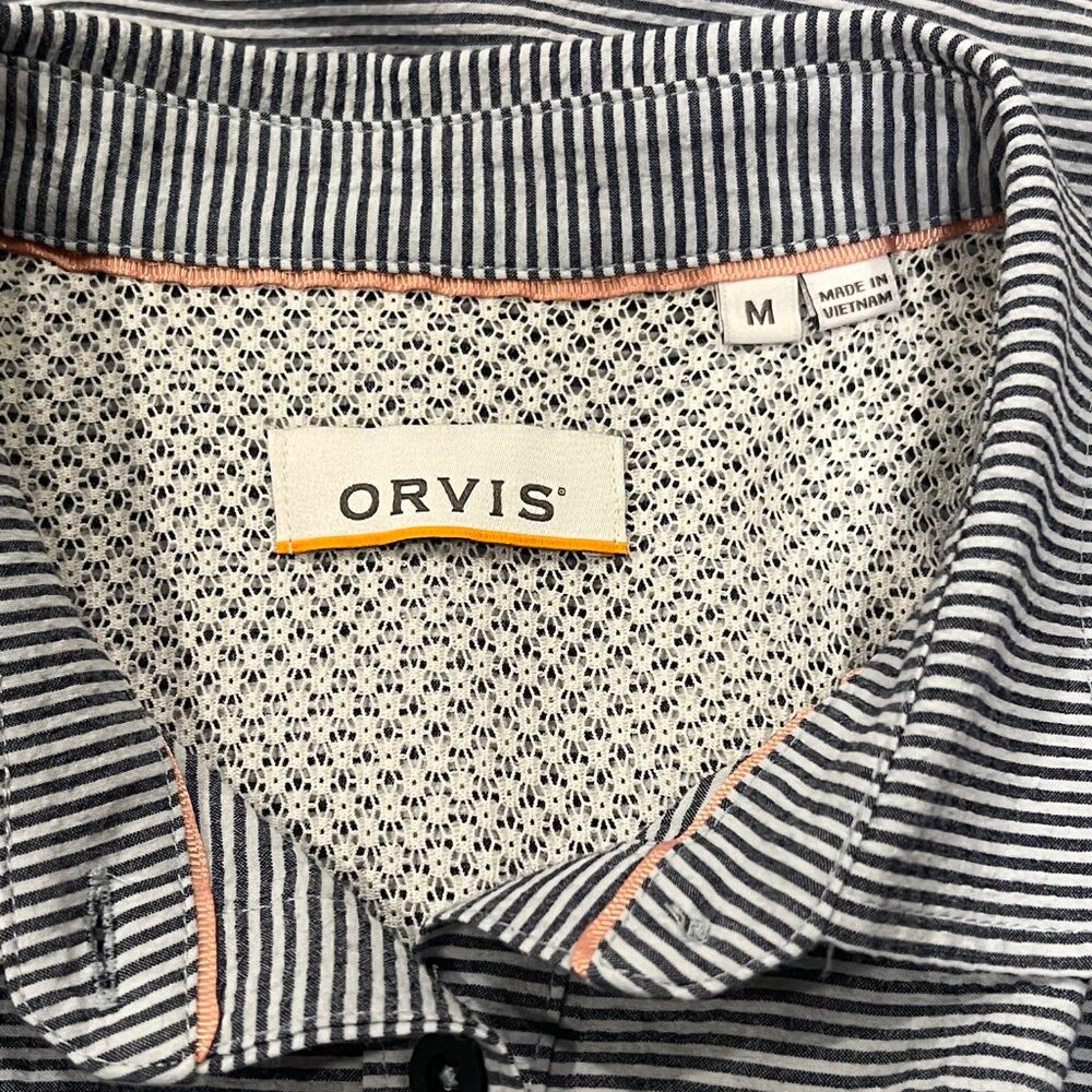 Orvis Women's Fishing Tunic Shirt, Blue Striped, M